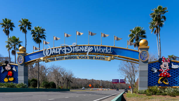 Walt Disney World resort entrance archway